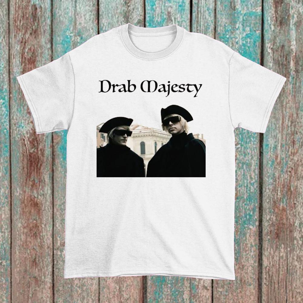 

Drab Majesty Band Member White T Shirt All Size S to 5XL KK527 Unisex T-Shirt L