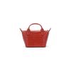 Longchamp Le Pliage Cuir XS Leather Tote Bag Mini Women Handbags Orange 1500HVC017