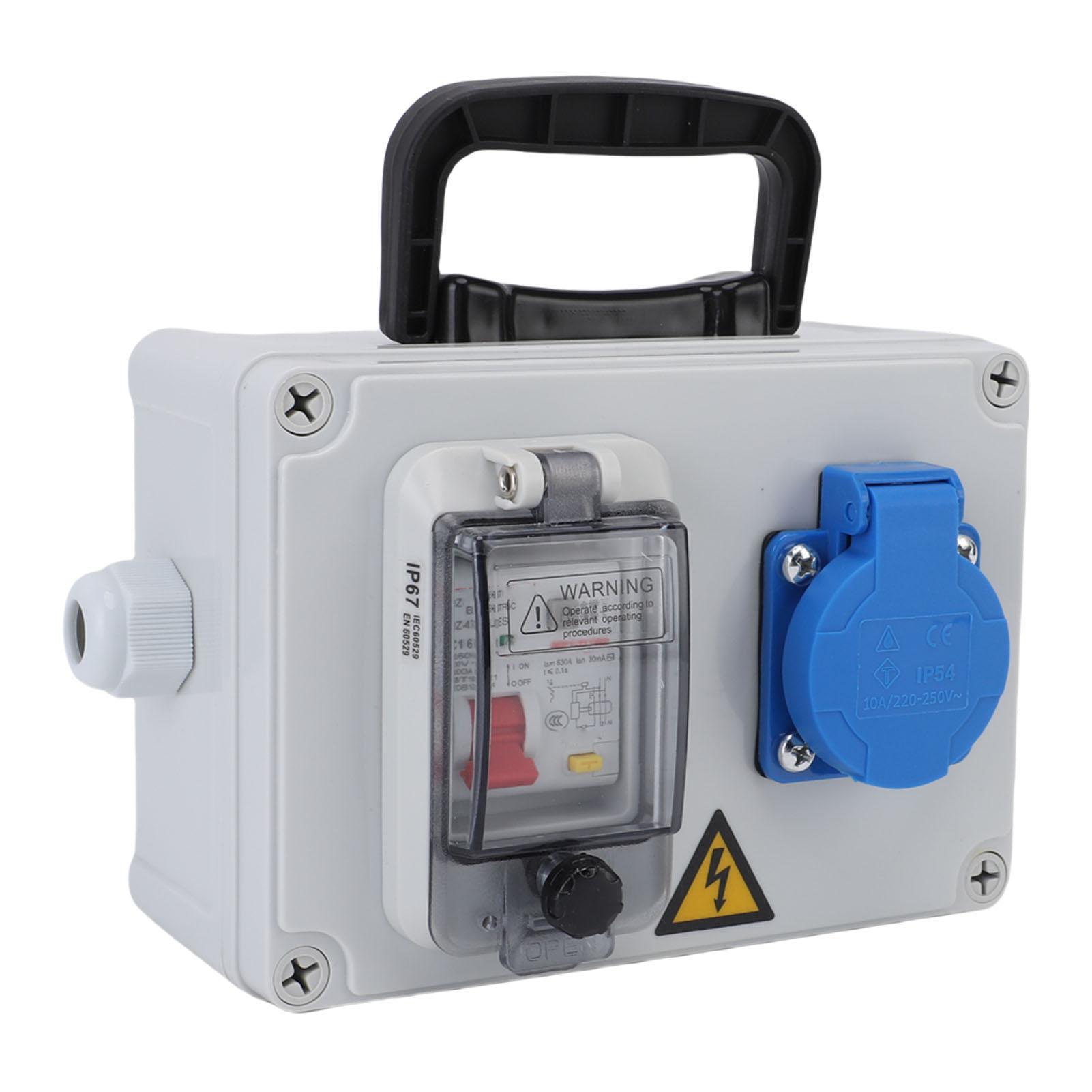 Sonoff 2 Outdoor Distribution Box 175X125x75mm Water Proof Electrical Circuit Breaker Portable Power Outlet Box For Construction