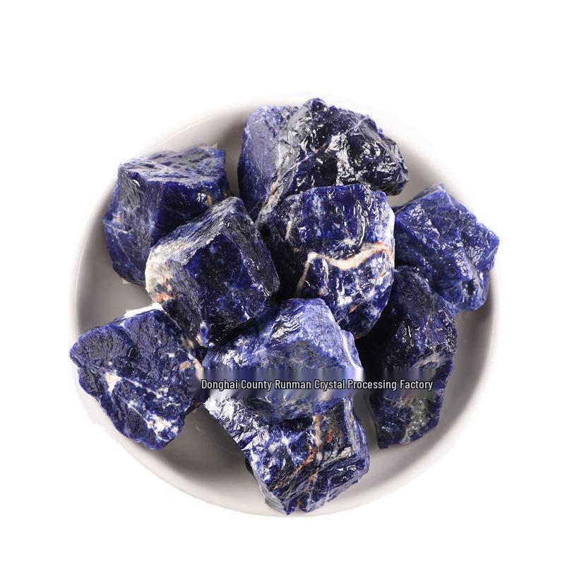 

Blue Vein Crystal Aroma Diffuser Decorative Stone 1-2cm Knife Edge