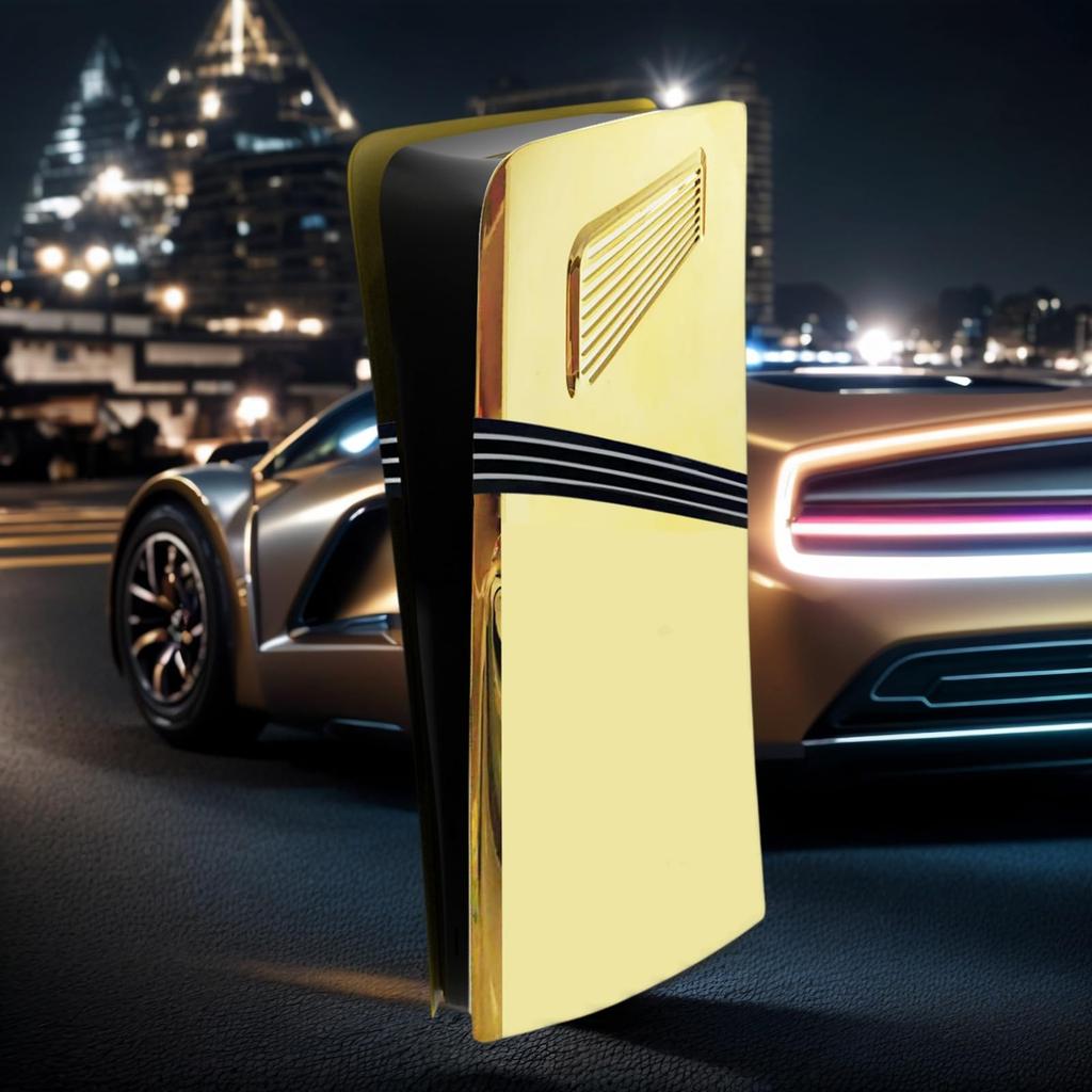 Replacement Faceplate for PS5 Pro Edition with Cooling Vent Lightweight and Available In a Variety of Identical To the Easy Installation (Digital