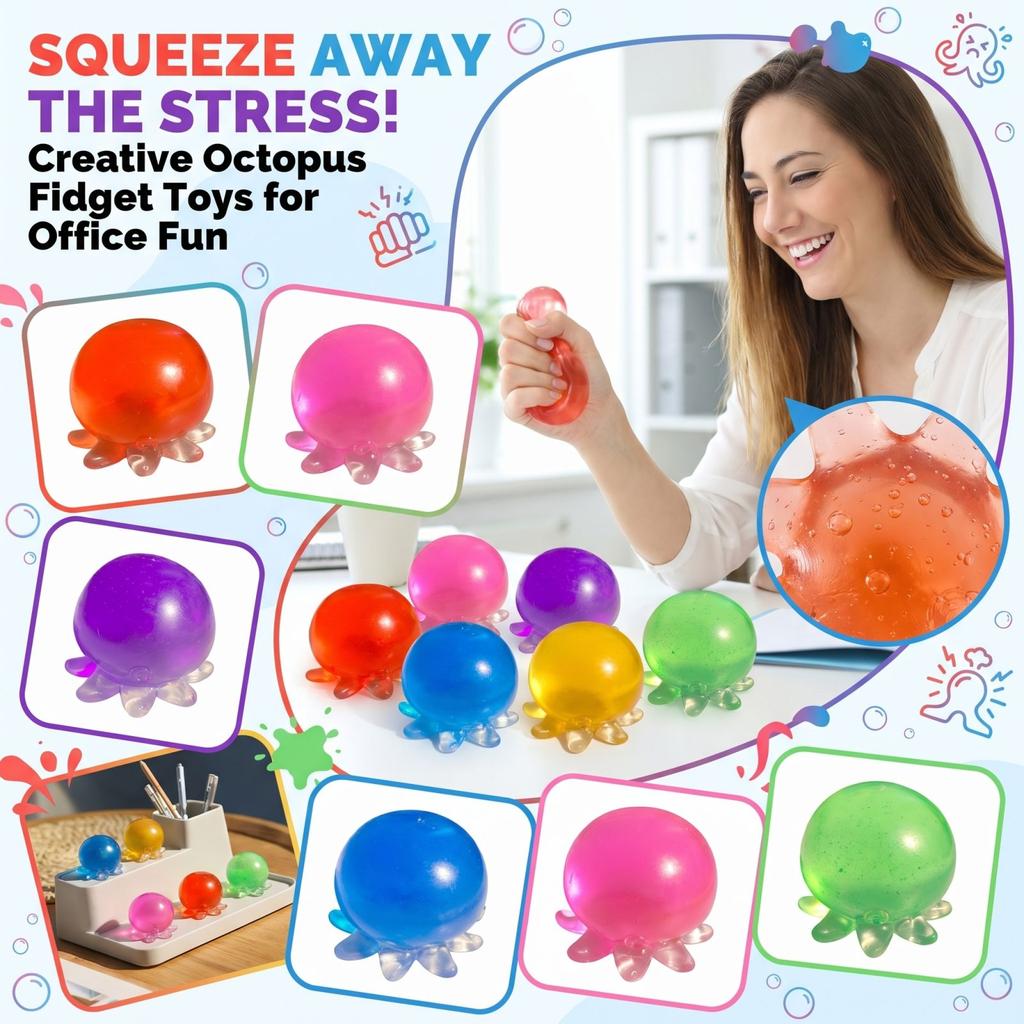 Shaped Stress Toy Sensory for Office Desk Handheld Decompression Tool for Adults and Kids