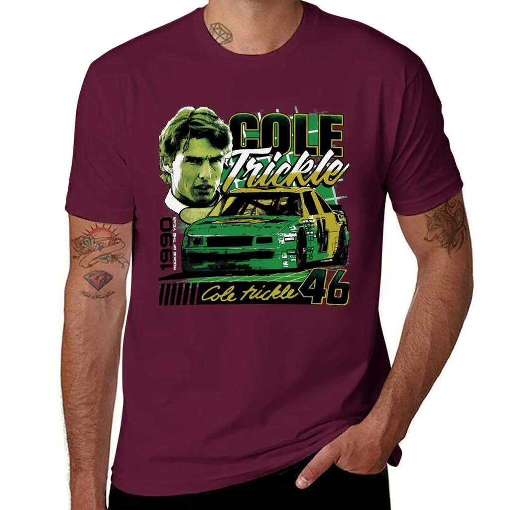 Camiseta Days of Thunder Cole Trickle básica ropa urbana vintage camiseta de anime camisetas de peso pesado para Unisex