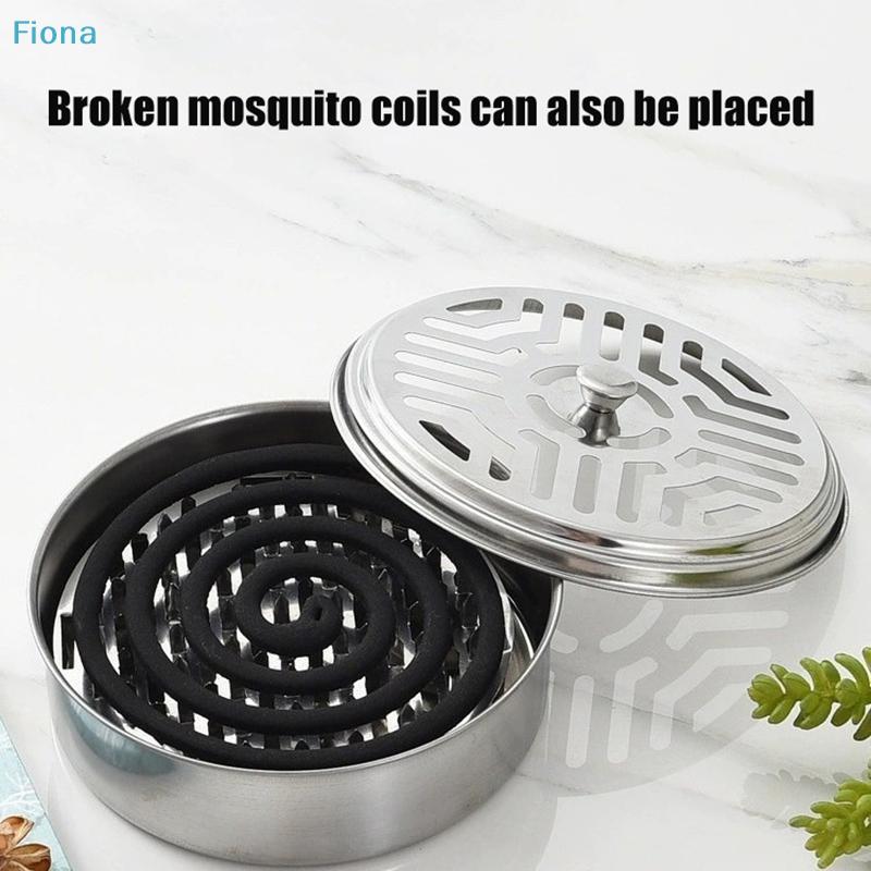 Portable Mosquito Coil Tray Holder Home Insect Repellent Anti-fire Sandalwood Incense Burner Box Anti-Mosquito Supplies 1PC
