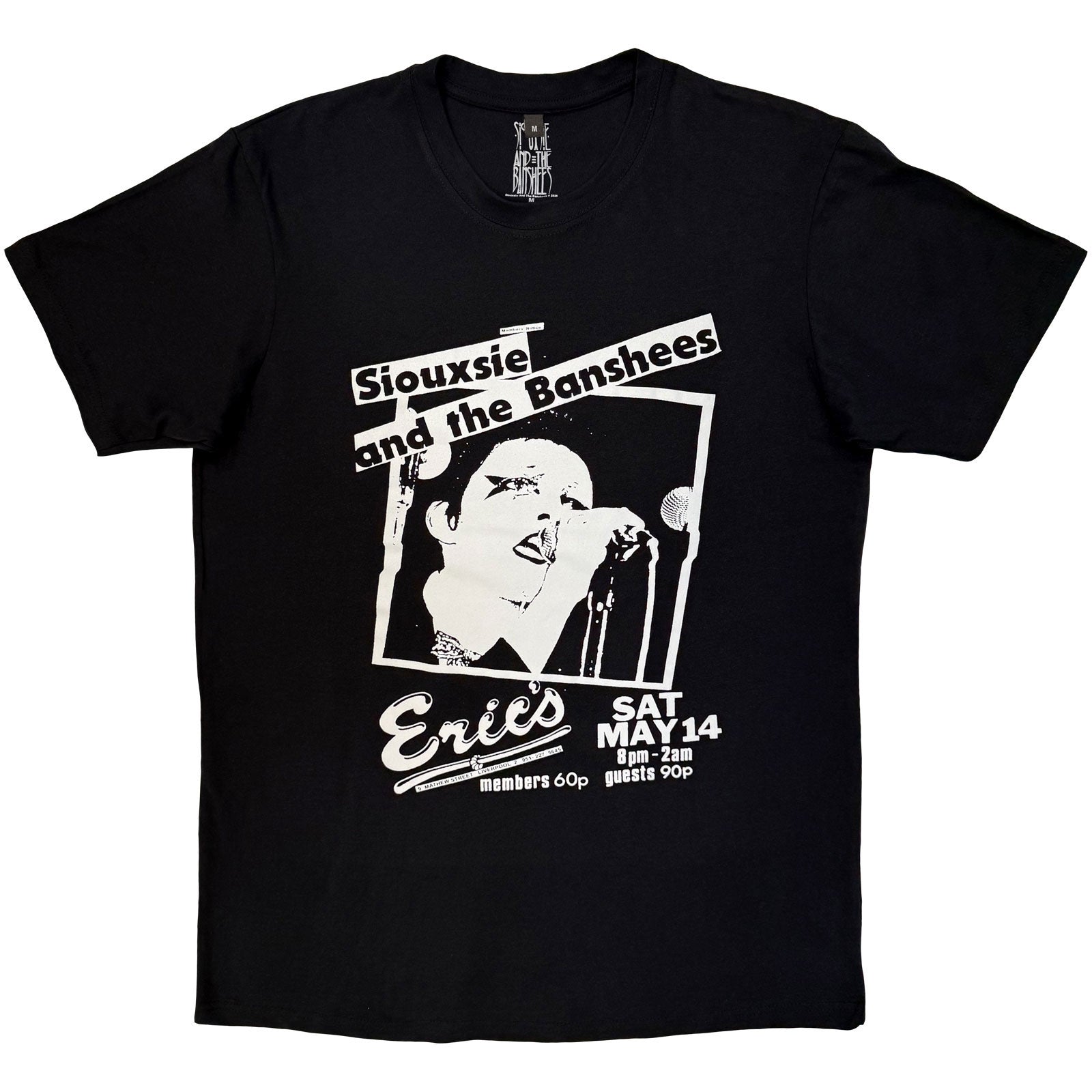Siouxsie The Banshees Premium Carbon TShirt Erics Black OFFICIAL NEW XL