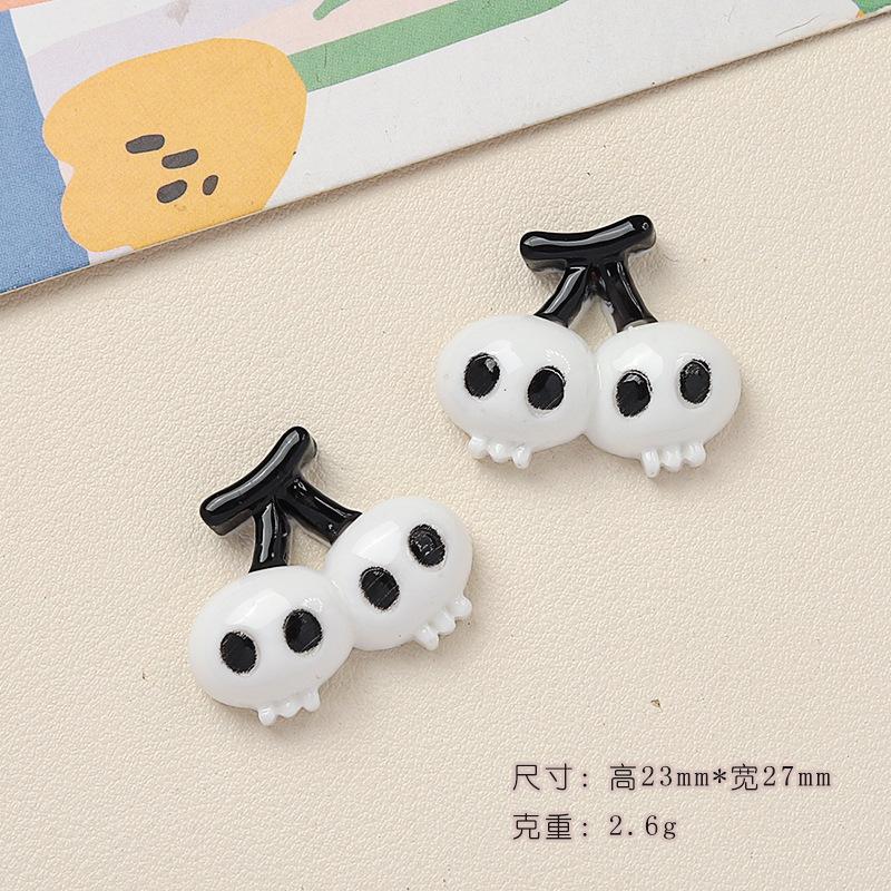 10 Pcs New Cartoon Halloween Book Bat Animal Series Resin Scrapbook Diy Jewelry Party Children Gift Hairpin Accessories A8