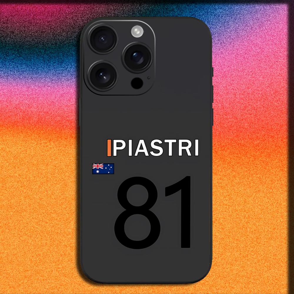 

O-Oscar Piastri 81 Phone Case For iPhone 16,15,14,13,12,11,Pro,XS,Max,XR,Plus,SE,Mini Soft Black Cover iPhone16pro