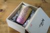 Kiln-made, double-walled titanium tumbler from Tsubame, Niigata Prefecture, 290cc, wide-mouth, gradient pink, T13KM300GP