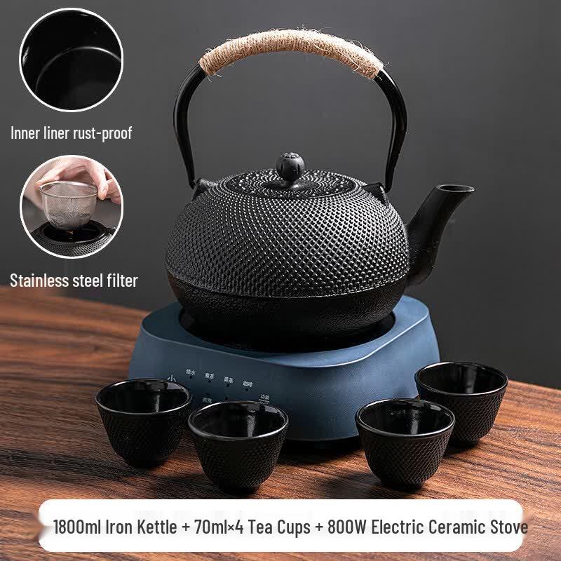 Youluo Nordic Style Cast Iron Tea Kettle