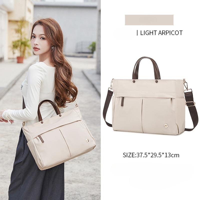 Modische und lässige leichte Hand-Schultertasche Computertasche Einkaufstasche mit großem Fassungsvermögen