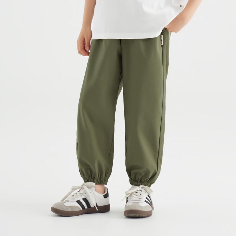 Duoduo Home Boys  Lightweight Breathable Elastic Jogger Pants 110