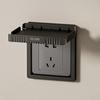Plastic Wall Outlet Shelf Wall-mounted Charging Stand Brackets  for Home