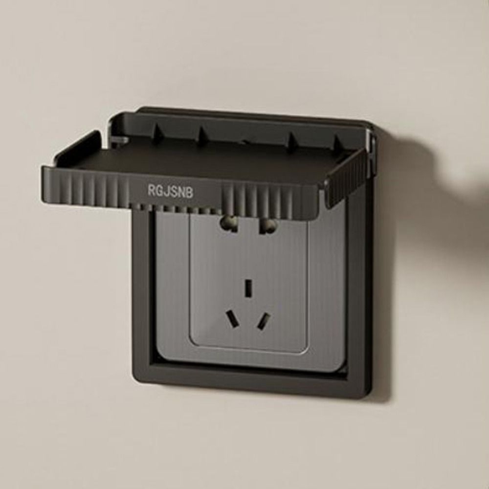 Plastic Wall Outlet Shelf Wall-mounted Charging Stand Brackets  for Home