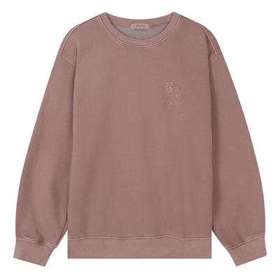 BUCKAROO Dyed Embroidery Sweatshirt Dark Pink