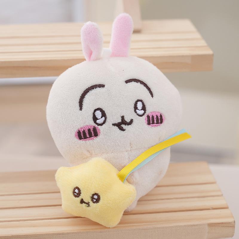 Chiikawa Doll Pendant Star Hugging Series Hachiware USAGI Cute Cartoon Keychain Hanging Keychain Doll Accessories