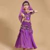 Headdress Belly Dance Costumes Princess Dress India Girls' Clothing Dance Costumes Set  Toddler