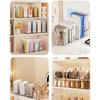 4-Fächer Klare Acryl Buchstützen Regal-Organizer | Raumaufbewahrungshalter | Schlafzimmer Büro Schreibtisch Ergänzungen | Langlebige Aktenorganisation
