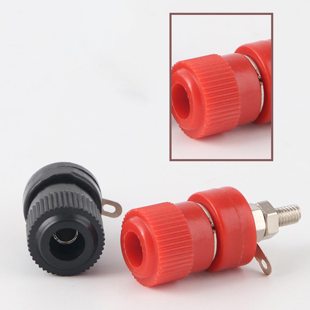 For Various Equipment 4mm Terminal Connector JS-999B Terminal Plug-in Resistance Screw Type Stable Performance