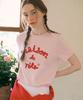 ROLAROLA Maison De Rola Embroidery T-Shirt Pink