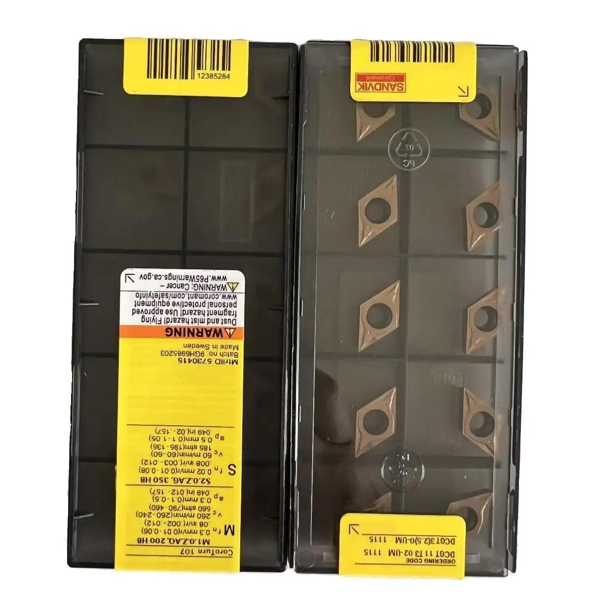 

DCGT11T302-UM 1115 / Industrial indexable Carbide Inserts 10 PCS