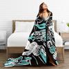 Muichiro Tokito Blanket Flannel Funny Breathable Throw Blanket for Chair Covering Sofa  Winter,