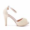 Summer Party Evening Wedding Shoes for Women Elegant Platform High Heel Peep Toe Sandalias De Mujer Comfortable Women Shoes