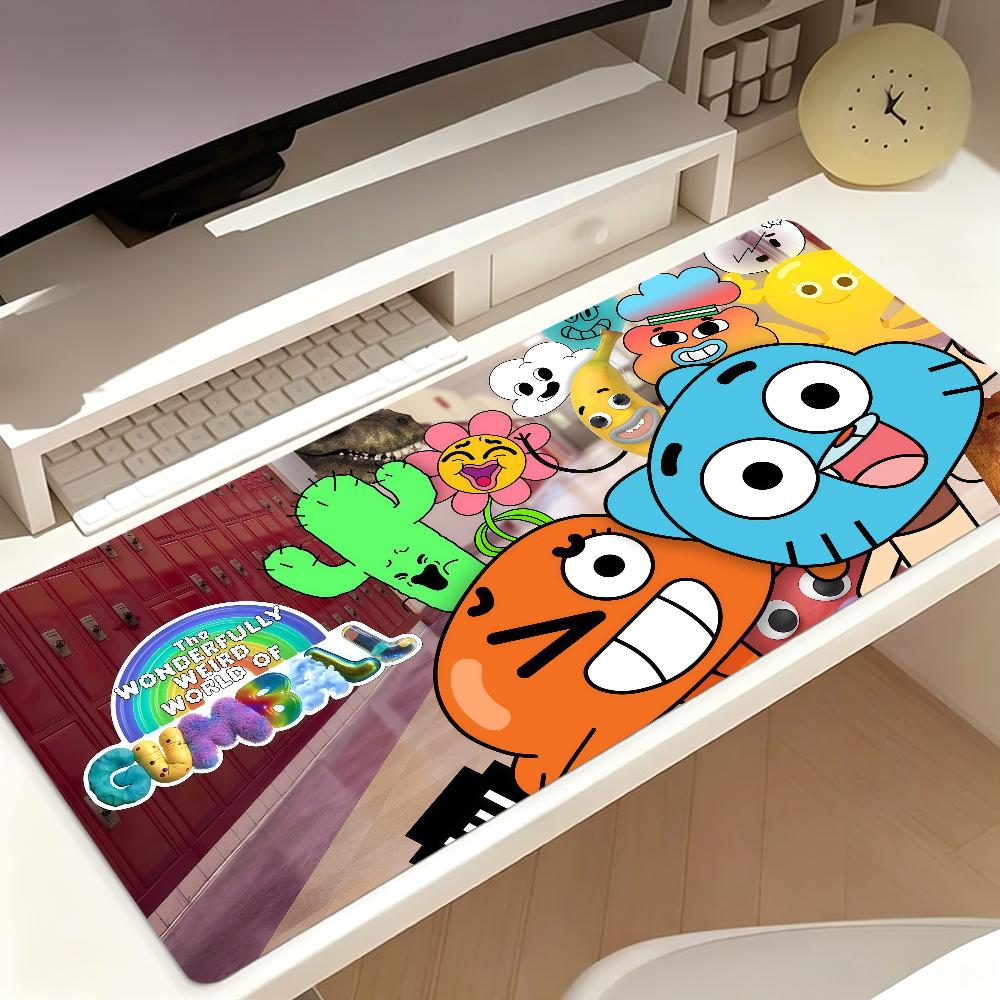 Cute Amazing World of G-Gumball Mouse Pad Non-slip Thickened MousePad Student Cushion Large Writing Gaming Lockedge Office