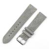 High Quality Vintage Suede Leather Watch Straps Blue Watch Bands Replacement Strap for Watch Accessories 18mm 20mm 22mm 24mm