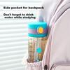Rikang Children Water Cup with Straw, Elementary School Student Drinking Cup, Learning Cup, PPSU Milk Cup, 380ml, B1073-2, Gree