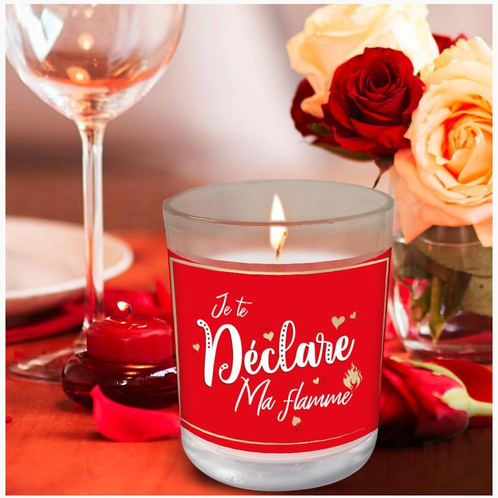 Les Trésors De Lily [A3727] - Scented Candle 'I Declare My Love To You' Red - 92x70 Mm