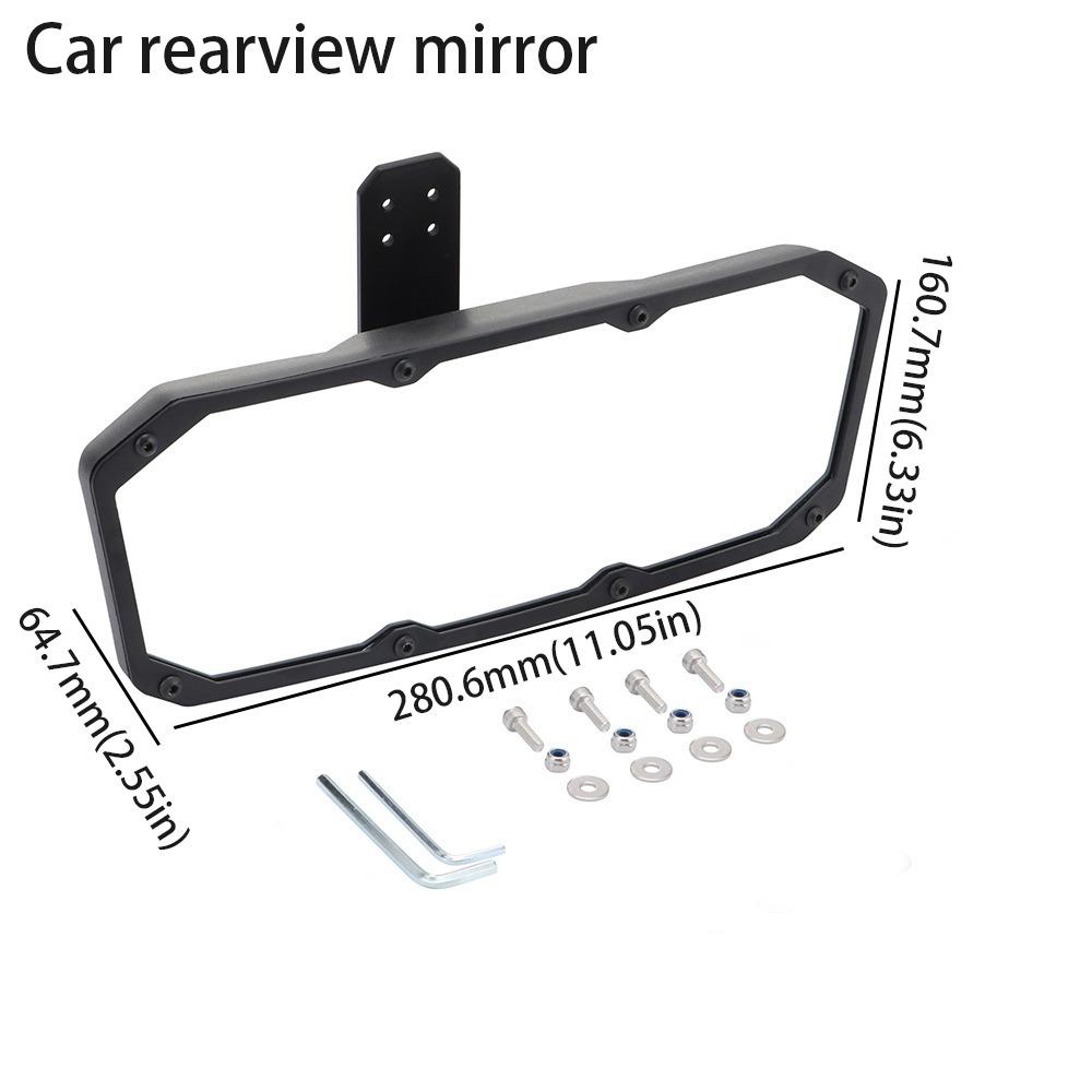 Stainless Steel Marine Rearview Mirror Heavy Duty Jet Ski Mirror PWC Mirror  Yacht