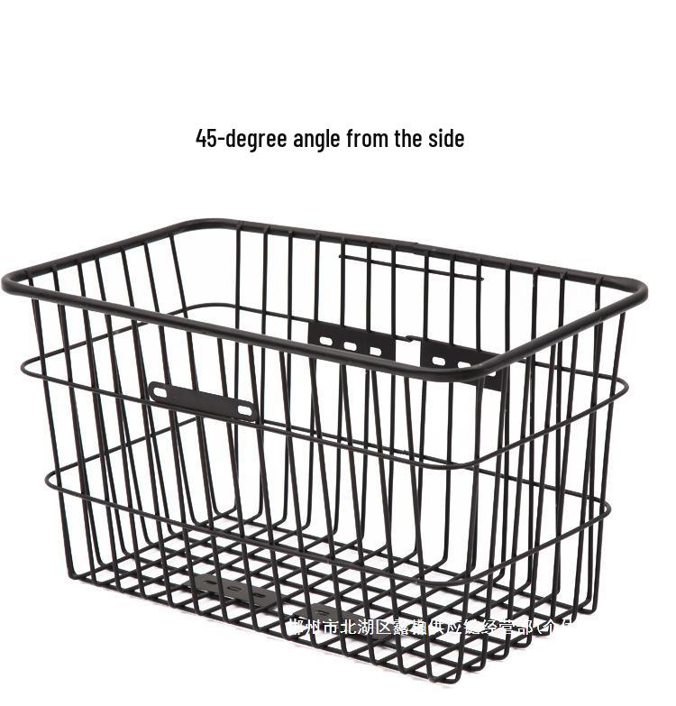 Heavy-Duty Enlarged Rear & Front Bicycle Carrier Basket