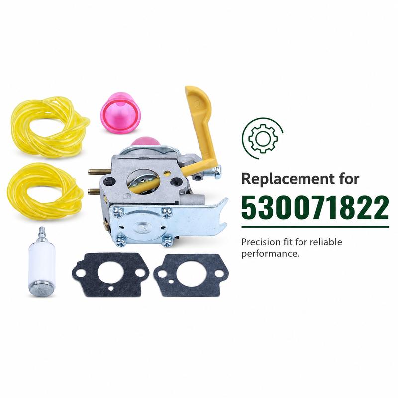Carburetor Kit For Jonsered GT-2124C Partner B250 B L Type 2 Colibri II S XS 530071822 Tune Up Kit Replacement Saw Trimmer Parts