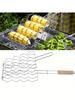 Foldable Handle Corn Grill Tongs Bbq Grill Corn
