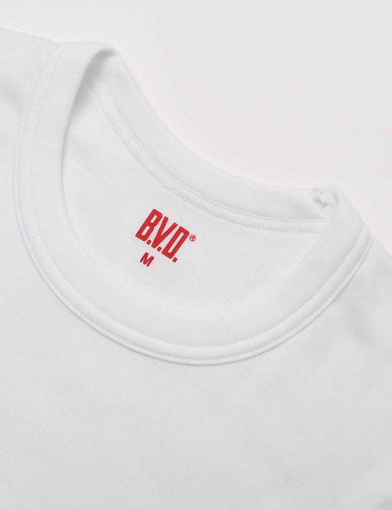 NEW STANDARD Warm Fleece Fur White B.V.D. Men's 2-Pack Undershirts, 100% Cotton, Lining, Knit,