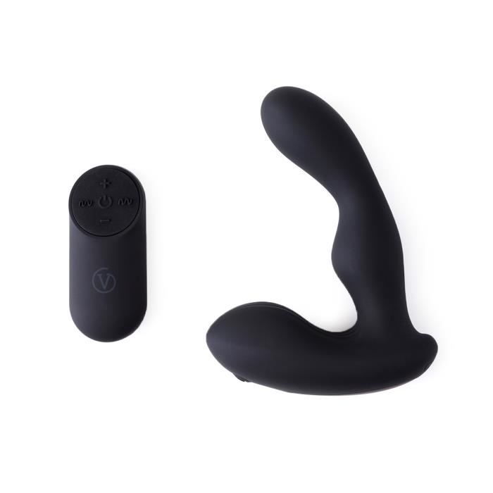 Vibrateur - Virgite - Masseur de prostate - Noir - Télécommande - Rechargeable USB
