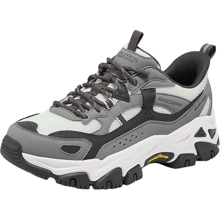 Skechers Cloudland Slip-On Shoes Men Sneakers Gray 237719-GYBK