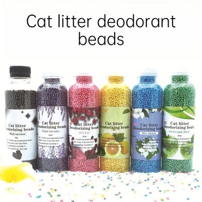 Flushable Dust Free Cat Litter Granules with Deodorizing Beads Odor Eliminator for Pet Litter Box