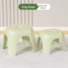 Multifunctional Stackable Plastic Stool for Living Room, Bathroom, or Kids' Room.
