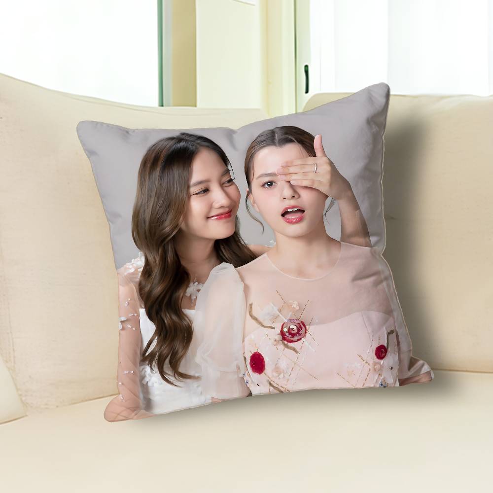 F-Freen Becky Pink T-Theory Various Sizes Square Pillow Case For Car Home Bedchamber Decor Custom Valentine Gift