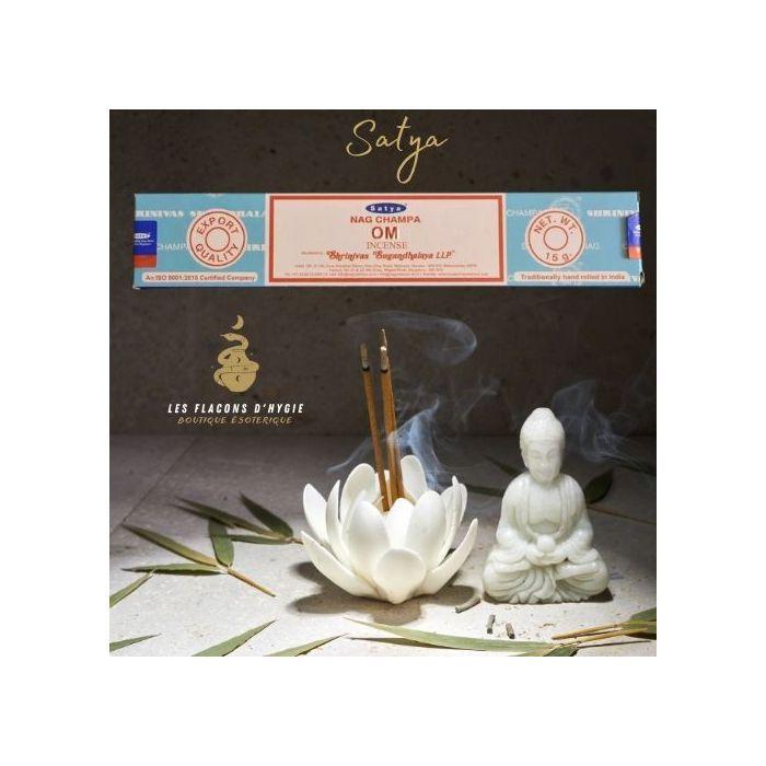Bougeoir - Photophore - Bougie - Senteur &gt; Encens - Encens Satya Om - - Satya