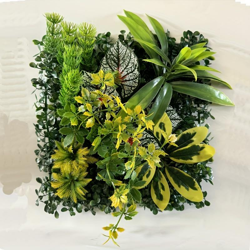 Contemporary Artificial Hedge Plants Plastic Greenery Fence Panel for Garden, Privacy Screen, Outdoor, Indoor Decor Floral Theme Decorative Swag for C