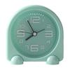 Bedside Alarm Clock Compact Mini Size Silent Operation Battery Powered Illuminated Display Decorative Table Clock