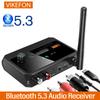Bluetooth 5.3 Audio Receiver Support USB U-Disk Play Wireless Adapter R/L 2 RCA/3.5MM AUX/Optical Fiber Jack For Car Kit SpeakerGood Product