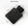 Creative PU Leather Self-Adhesive Pen Clip & Elastic Band Holder for Notebooks and Tablets