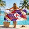 Telo da Spiaggia Asciugatura Rapida Fiorentina FC Stampa Microfibra Assorbente Portatile da Viaggio Asciugamano da Nuoto