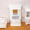 Traditional Themed White Mini Dresser 1/12 Scale Ideal For Small Room Arrangement