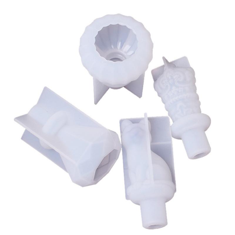 Diy Lebensmittelqualität Weinflaschenverschluss Form Diamant Schmuck Set Silikonform Harzform