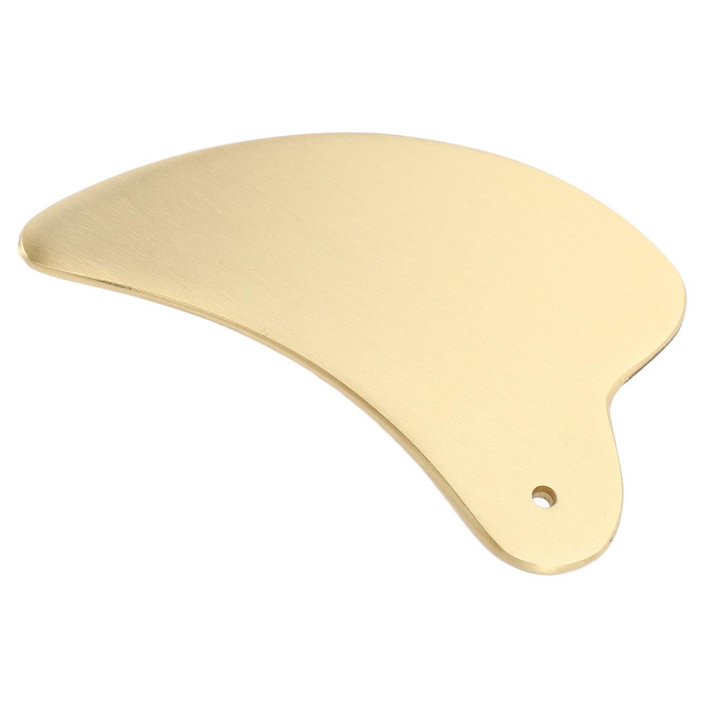 Gua Sha Facial Tool Copper Facial Scraping Massage Tool Promote Circulation Face Guasha Board Portable Face Scraping Plate for Face Lifing