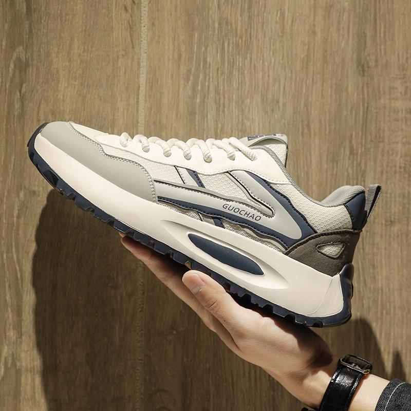 მამაკაცის მოდა შემთხვევითი დაბალი ტოპი სკეიტბორდის ფეხსაცმელი ბიჭების კომფორტული სპორტული ფეხსაცმელი მამრობითი სქესის სტუდენტები ტრენდული რბილი ძირი კლასიკური სუნთქვითი სპორტული დარბაზი არ მოცურების